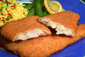 New Wave Kaptains Ketch Breaded Flounder Fillet, 4 to 5 Ounce -- 18 per case.