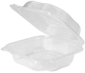 Genpak Clear Medium Hinged Container -- 150 per case