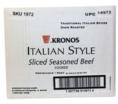 Krono Sliced Italian Beef with Au Jus, 5 Pound -- 2 per case.