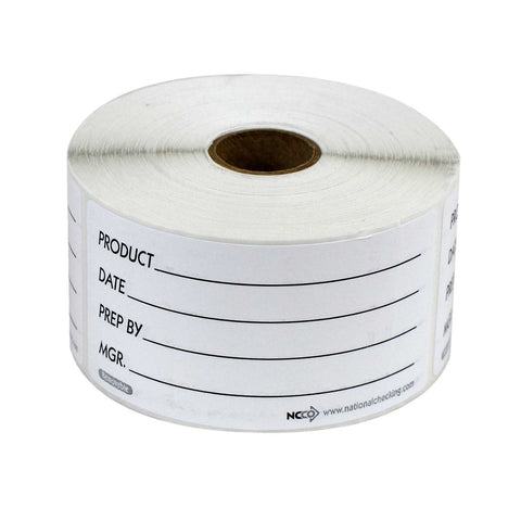 National Checking Company Dateit Product Removable Label, 2 x 4 inch -- 500 per case.