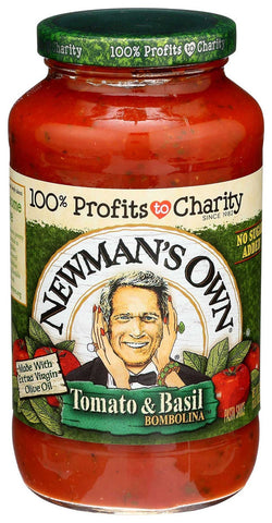 Newmans Own Tomato and Basil Bombolina Pasta Sauce, 24 Fluid Ounce -- 8 per case