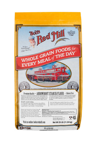 Bobs Red Mill Arrowroot Starch Flour, 25 Pound.