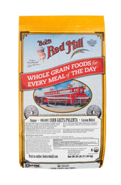 Bobs Red Mill Organic Corn Grits Polenta, 25 Pound.