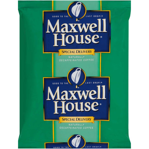 Maxwell House Decaf Special Delivery Ground Coffee - 1.3 oz pack, 42 packs per case
