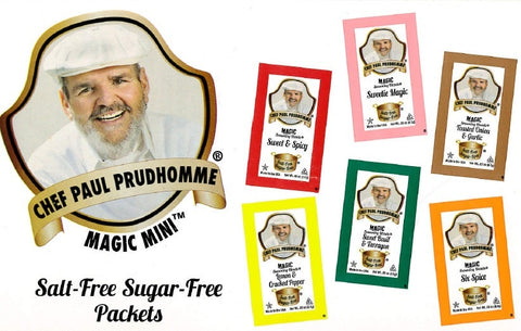 Magic Seasoning Blends Packet - Salt Free Sugar Free Six Spice -- 500 per case.