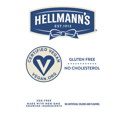 Single Hellmanns Heavy Duty Vegan Mayonnaise Jar, 1 gallon
