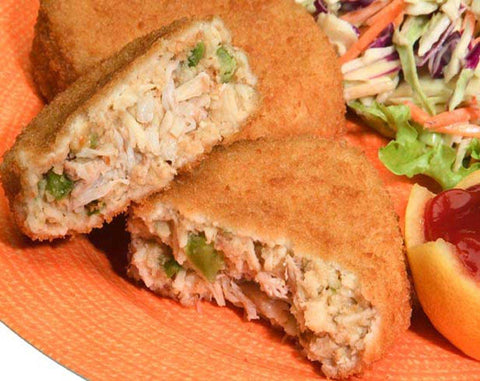 New Wave Kaptains Ketch Breaded Deviled Crab Cake, 4 Ounce -- 24 per case.