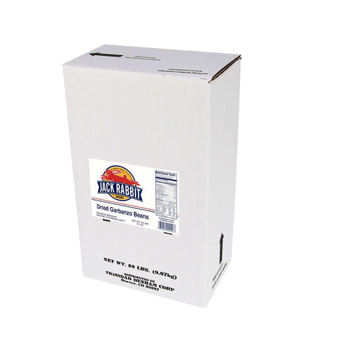 Jack Rabbit Garbanzo Beans - 20 lb. package, 1 package per case