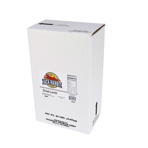 Jack Rabbit Lentils - 20 lb. package, 1 package per case