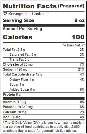 Blount Fine Foods Chicken and Wild Rice Soup, 4 Pound -- 4 per case