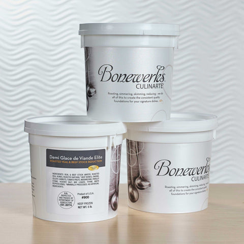 Bonewerks Culture Veal and Beef Demi Glace, 5 Pound -- 4 per case.