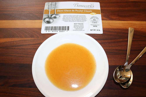 Bonewerks Culinarte Demi Glace de Poulet Classic Chicken Base, 16 Pound.
