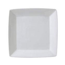 Vertex China Square Plate without Embossed, 12 inch -- 12 per case.