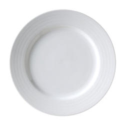 Crystal Bay Collection Euro White Plate, 6 1/2 inch -- 36 per case.