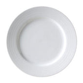 Crystal Bay Collection Euro White Embossed Plate, 10.5 inch -- 12 per case.