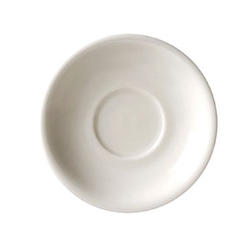 Vertex China Vista Collection Undecorated American White Saucer, 6 1/8 inch -- 36 per case.