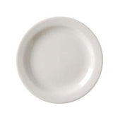 Vertex China Vista Collection Undecorated American White Narrow Rim Plate, 6 5/8 inch -- 36 per case.