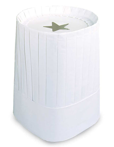 7 inch Le Classic Fully Formed Chef Hat -- 12 count.