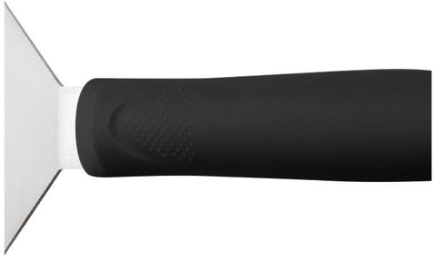 Winco Perforated Flexible Offset Turner with Polypropylene Black Handle, 8 1/4 x 2 7/8 inch Blade