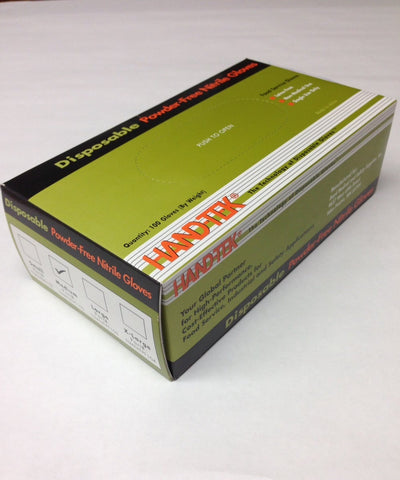 Non-Medical Powder Free Nitrile Glove Large, 10 Case -- 100 Count