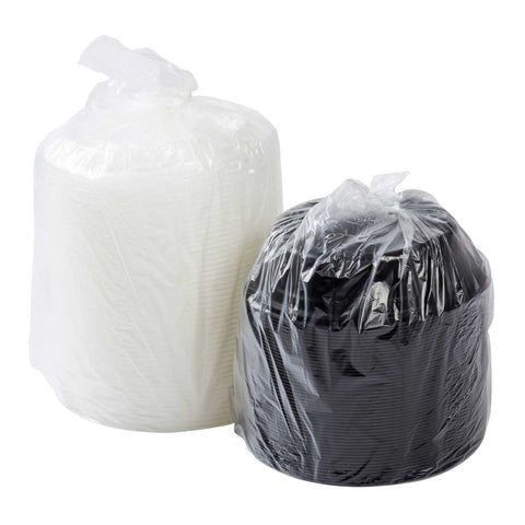 Royal Black Clear Top Round Polypropylene To Go Combo Container, 16 Ounce -- 150 per case.
