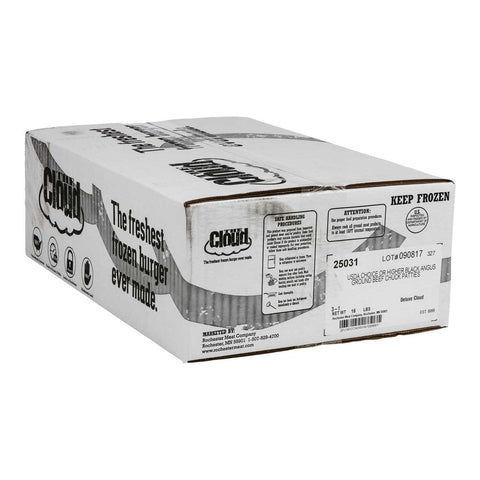 Cloud Deluxe Chuck Beef Patty, 5.33 Ounce -- 45 per case.