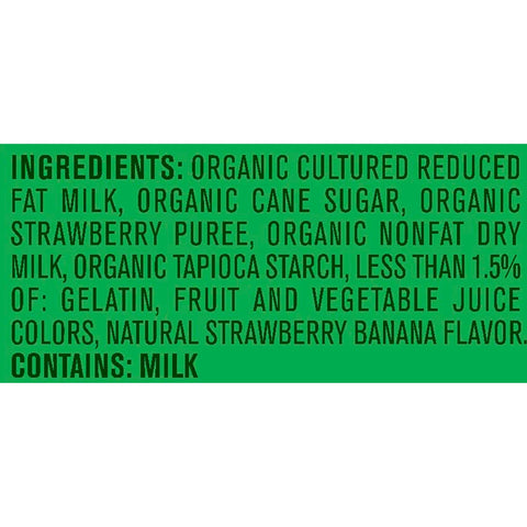 Gerber Yogurt Melts Organic Banana Strawberry Snacks, 1 Ounce -- 7 per case.