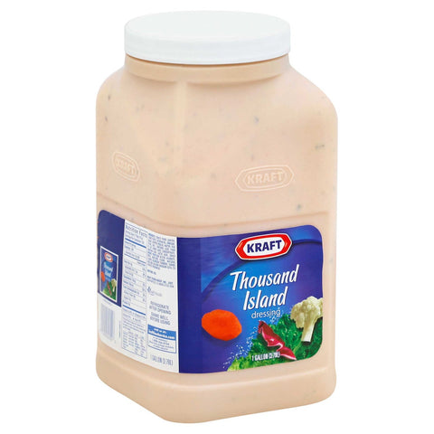 Kraft Dressing Thousand Island Pourable, 1 Gallon -- 4 Case