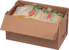 Silver Floss Shredded Sauerkraut - 2 lb. poly bag, 12 bags per case.