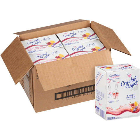 Kraft Crystal Light On The Go Fruit Punch Beverage -- 120 per case.