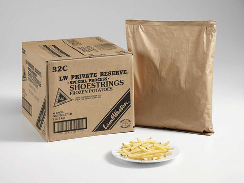 Lamb Weston LW Private Reserve Shoestring Potato Fry, 4.5 Pound -- 6 per case.