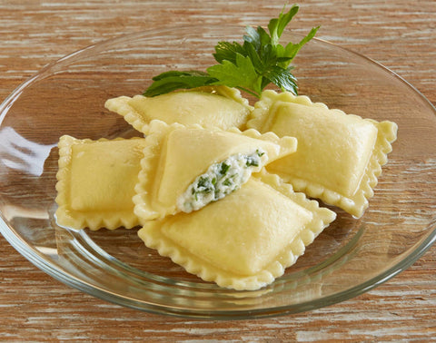 Windsor Rotanelli Cooked Cheese Square Ravioli, .58 Ounce -- 220 per case.