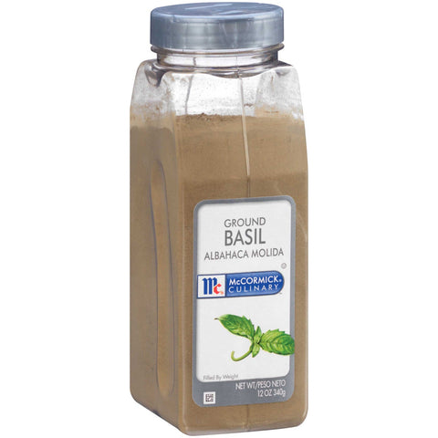 McCormick Culinary Ground Basil, 12 oz. -- 6 per case