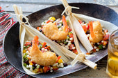 Mrs Fridays Home Style Breaded Deep Cut Shrimp - 12/15 Count, 3 Pound -- 4 per case.