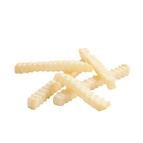 Top Cat 12 inch Crinkle Cut Potato Fries, 5 Pound -- 6 per case.