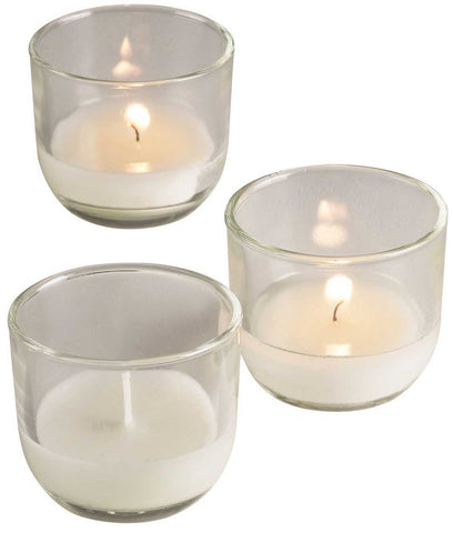 Sterno CandleLamp 8 Hour PetiteLites Clear Glass Traditonal Wax Candle -- 48 per case