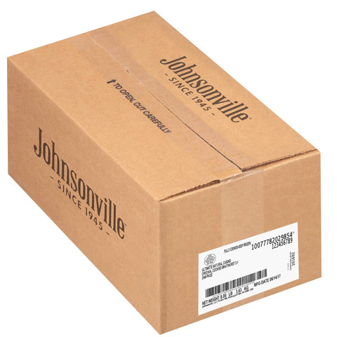 Johnsonville Natural Casing Fully Cooked Original 3:1 Bratwurst -- 2 per case.