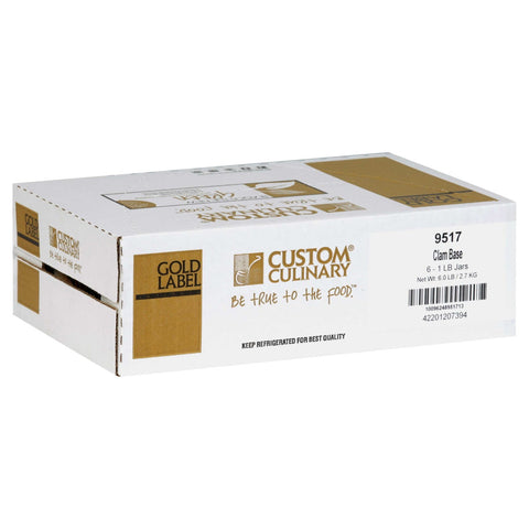 Custom Culinary Gold Label Clam Base, 1 Pound -- 6 per case.