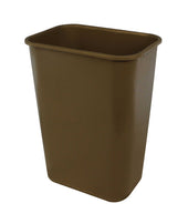 Impact Products Beige West Coast Soft Sided Plastic Wastebasket, 15 1/4 inch Length x 11 inch Width x 20 inch Height -- 12 per case.