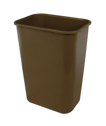 Impact Products Beige West Coast Soft Sided Plastic Wastebasket, 15 1/4 inch Length x 11 inch Width x 20 inch Height -- 12 per case.