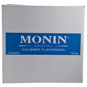 Monin Blue Curacao Flavor Syrup, 750 Milliliter -- 12 Case