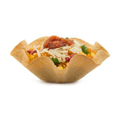 Edibowls Salad Shell Baked Flour, 7.5 inch -- 48 per case.