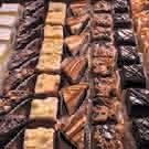 Sweet Street Square Petits Fours Cake - Variety Pack Bar -- 4 per case.