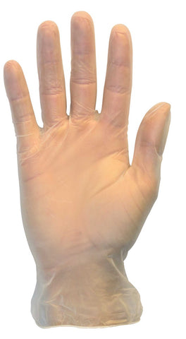 The Safety Zone Premium Small Clear Powder Free Vinyl Gloves -- 1000 per case