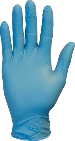 The Safety Zone Blue Large Powder Free Nitrile Gloves -- 1000 per case