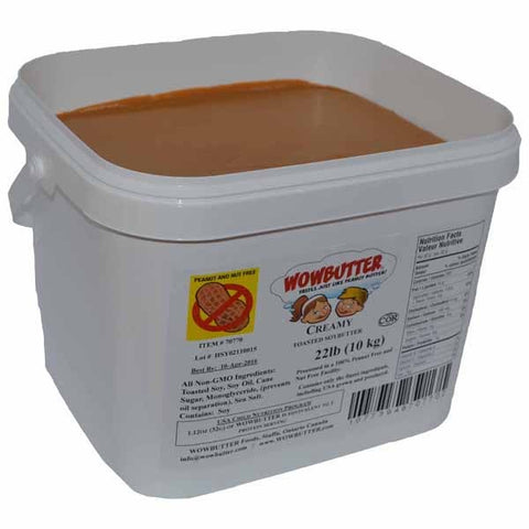 WOWBUTTER Creamy and Peanut Free Spread, 22 Pound.