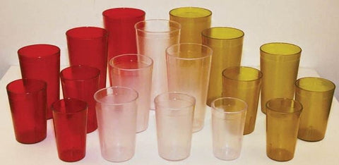 Winco Amber Tumbler, 20 Ounce -- 24 per case