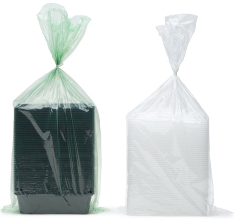 Cubeware Black Reusable Container with Vented Lid Set -- 150 set per case