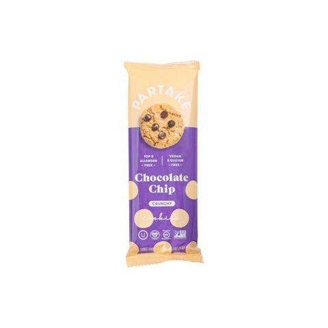 Partake Foods Crunchy Chocolate Chip Cookie - Snack Pack, 1 Ounce -- 24 per case