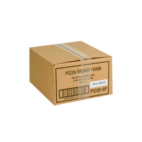 National Checking Company Carbonless Delivery Form - 4 Part White, 10 Order, 9.25 x 11 inch -- 300 set per case.